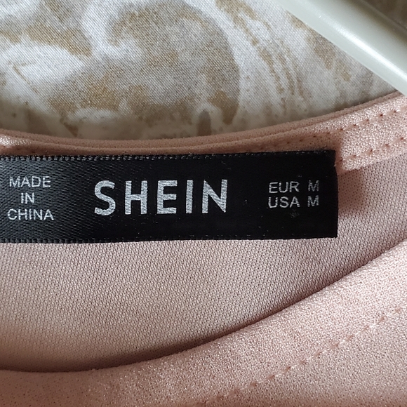 SHEIN M Pink Tie Top - Picture 3 of 4